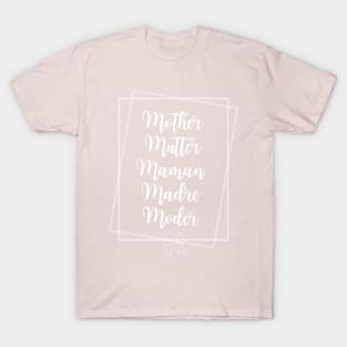 Mother in 5 languages T-Shirt